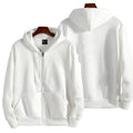 Essential Zip-Up Hoodie - White